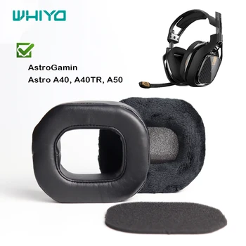 Whiyo Сменяеми кадифе амбушюры за Astro A40 A40TR A50 ГЕНЕРАЛ 1/2 Част слушалки, калъф за слушалки, възглавница