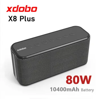 XDOBO X8 Plus 80 W Высокомощный Безжична Bluetooth Високоговорител TWS Субуфер Преносим Външен Водоустойчив 3D Стерео 10400 mah Caixa De Som