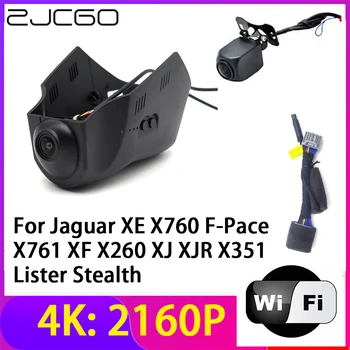 ZJCGO 4 ДО 2160 P Записващи устройства DVR Камера Регистратори Wi-Fi Нощно Виждане за Jaguar XE X760 F-Pace X761 XF X260 XJ XJR X351 Листър Стелт