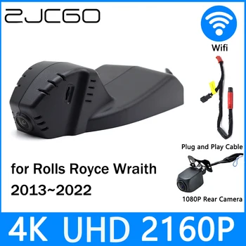 ZJCGO Dash Cam 4K UHD 2160P Автомобилен Видеорекордер DVR за Нощно Виждане за 