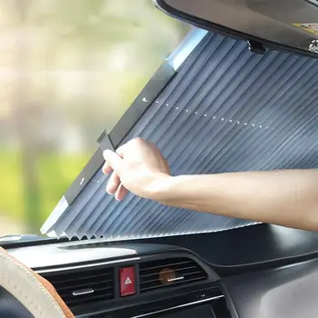 Авто Козирка UV-Протектор Авто Прозорците на Седалките Слънчеви Очила Интериор на Автомобил 46 см Лятна Покриване на Предното Стъкло Аксесоари Dashboa P4C4