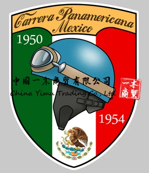 Автоколлант Carrera Panamericana, Мексико, Панамериканская състезателна стикер, стикер Motorrad