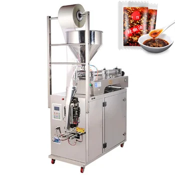 Автоматична опаковъчна машина за претегляне обем 5-2000 мл, вертикална пакетираща машина за кетчуп, шоколадов сос, паста
