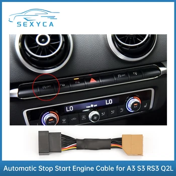 Автоматично Спиране на Системата за Стартиране на двигателя Изключване на Устройството за Управление със Сензорен приставка адаптер Спирка Правила за Audi A1 Q3 A3 A6L Q5, A4 A4L A5, S5