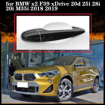 Автомобилен Стайлинг От Настоящето Въглеродни Влакна, Външна Врата копчето, Защитна Подплата за BMW x2 F39 xDrive 20d 25i 28i 20i M35i 2018 2019
