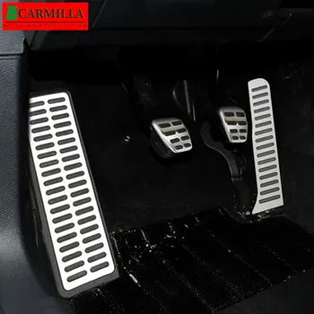 Автомобилни Педали Carmilla за Seat Altea Leon Toledo LHD 2005-2015 Автомобил Газ-Спирачка Акцент Педала на Защитно покритие на резервни Части За Стайлинг на Автомобили