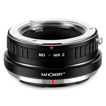 Адаптер за закрепване на обектива K & F Concept за обектив Minolta MD MC Mount към тялото на камерата Nikon Z6 Z7