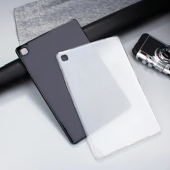 Анти-Есен Здрава Защитна Обвивка от TPU За Samsung Galaxy Tab S5E T720 T725 10,5-инчов Таблет Мек Силиконов Черно-Бял Калъф