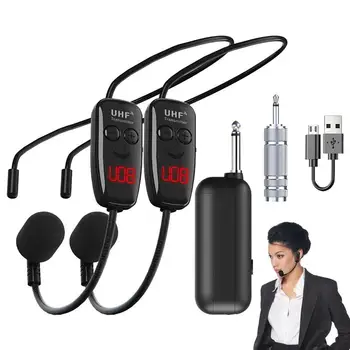 Безжичен UHF микрофон, обучение слушалки, микрофон, акумулаторна корона, безжичен микрофон за преподаване на учителите