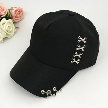 Бейзболна шапка с регулируем пръстен за мъжки дамски модни дишаща однотонная шапка за момичета и момчета