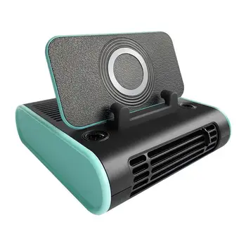 Вентилатор за охлаждане на таблото за кола, авто вентилатор за охлаждане, електрически автомобилен фен, универсален и функционален безшумен вентилатор автоматично охлаждане арматурното табло