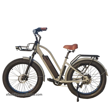 Високо качество на 24-инчови градски пътнически велосипеди 48 750 W Fat Tire Лого на клиента Beach Cruiser Step Through Електрически велосипед