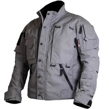 Висококачествена военна тактическа яке за мъже с множество джобове с цип, ветрозащитная мотоциклетът, износостойкая, дебела, мъжки новост