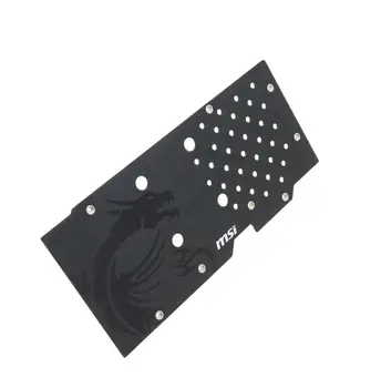 Висококачествена защитна плоча от алуминиева сплав за объединительной платка на видеокартата R9 380 с изображение на дракон