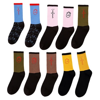 Висококачествени дълги чорапи нов стил Ins за мъже и за жени, за спорт на открито, хип-хоп, уличен скейтборд, меки дишащи летни и зимни чорапи