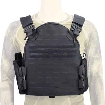 Военен армейски тактическа жилетка за носене плочи, жилетки Molle, предпазни средства за еърсофт оръжия и пейнтбола, тренировъчен ловна жилетка за CS на открито