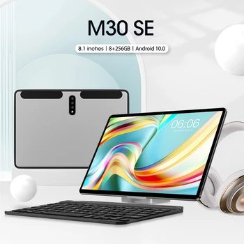 Глобалната версия M30 SE Таблет 8 Инча Android 10-12 GB оперативна памет 512 ГБ ROM MTK6797 Tablet PC 5G с две СИМ карти GPS 6000 mah Оригиналния Таблет