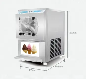 Гореща разпродажба, машина за приготвяне на сладолед с капацитет от 18 л, маса, машина за приготвяне на твърд сладолед, машина за производство на твърд сладолед