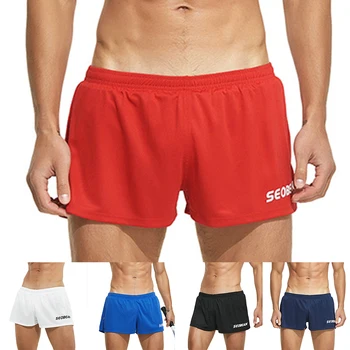 Гореща секси мъжки плажни дрехи, плоски боксерки, удобни слипове-боксерки, бельо с мешочком, свободни шорти, бански, гащи, къси Панталони за Мъже