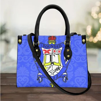 Дамска чанта-месинджър Sigma Gamma Rho Дизайн, луксозни чанти през рамо от изкуствена кожа, женски модерен клатч за партита, чанта за момичета