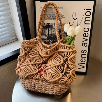 Дамска чанта, эстетичные чанти, тканая вълна, универсална чанта ръчна изработка, плажна чанта, дизайнерска чанта