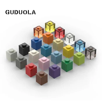 Детайли градивен Guduola 3005 тухла 1x1 мелкодисперсный MOC за сглобяване на играчки, тухлена основа, високо тухла, от 80 бр. / лот