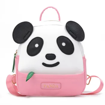Детски училищни чанти за момичета, детски чанта за детска градина 3-4-7 за момичета и момчета, просто модерен училищен раница със сладък пандой, Rugzak