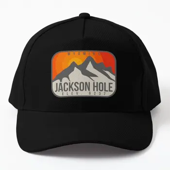 Джаксън Хоул, Уайоминг, реколта бейзболна шапка Adven в ретро стил, черна бейзболна шапка в стил хип-хоп с принтом риба, солнцезащитная градинска мъжки однотонная