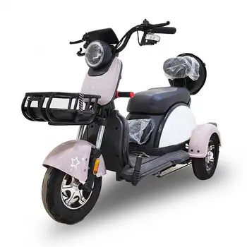 Добра продажба 3.00-8 триколка електрическа триколка с метална джанта Triciclo-Carga-Trasera или семейна употреба