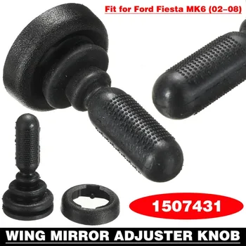 Дръжки на страничните огледала, високоефективен ръчна дръжка регулиране на страничните огледала за Ford Fiesta MK6 2001 06 (1507431)