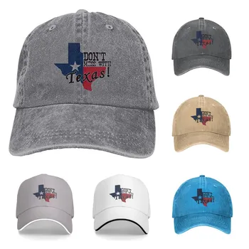 Дънкови шапка Съм Каша with Texas Бейзболни шапки за татко, класически регулируеми ежедневни спортни шапки за мъже и жени, сив