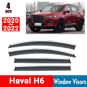 ЗА Haval H6 2020-2022 Прозорец Очила за Защита От Дъжд на Прозореца Дъждобран Дефлектор Тента Щит Вентилационна Защита на Финала Покрива на Навес 2021