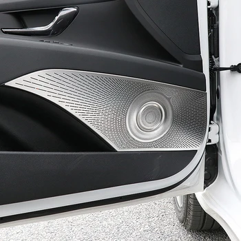 За Hyundai Elantra CN7 2021 2022 2023 автоаксесоари 4 бр. Врати на Колата Аудио Говорител Декор на Кутията Високоговорител 3D Декорация Стикери