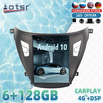 За Hyundai Elantra I30 авто радиоплеер Android GPS навигация панорамна камера 360 Авто Стерео мултимедия DSP Carplay 4G SIM