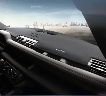 За Land Rover Defender 2020-2023 Черна капачка на арматурното табло на автомобила, подложка за фон, подложка, килими, аксесоари за интериор на автомобила
