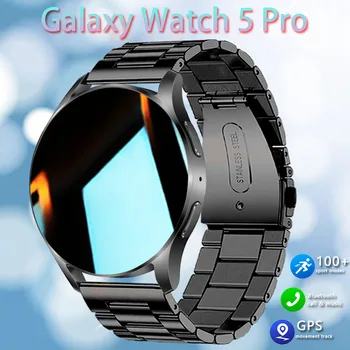 За Samsung Galaxy Watch 5 Pro смарт часовници мъжки дамски HD-екран за измерване на нивото на кислород в кръвта GPS проследяване на движението на Bluetooth предизвикателство Smartwatch