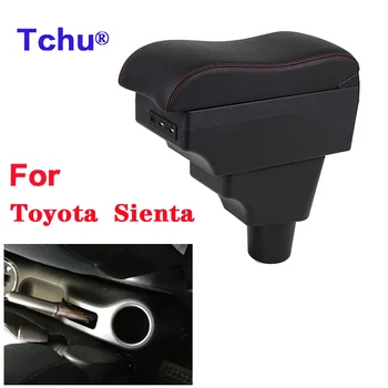 За TOYOTA SIENTA подлакътник кутия за Toyota Sienta авто подлакътник скоростна Вътрешна промяна USB зареждане пепелник автомобилни аксесоари