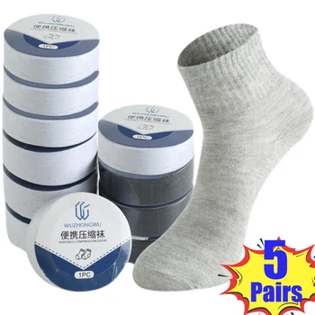 За еднократна употреба пътни чорапи за мъже и жени, миещи компресия чорапи, за еднократна употреба компресия памучни чорапи за бизнес пътувания