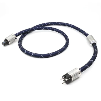 Захранващ кабел HiFi Audiophile Audio Ultimate с жак FI-50М NCF (R) Версия за САЩ / ЕС 1,8 м