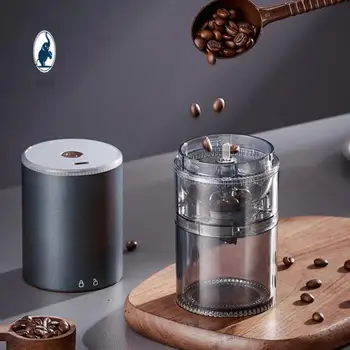 Зернодробилка внимателно мелене Проста кафемелачка с отваряне на един бутон, интелигентна индукционная кафемелачка, повышающая скорост на зареждане