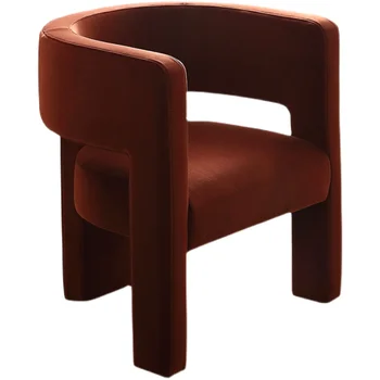 Изкуство плат за мека мебел-столове за отдих лесно, луксозно и минималистичное. Модерен дизайн балкон с един фотьойл популярен в скандинавските страни