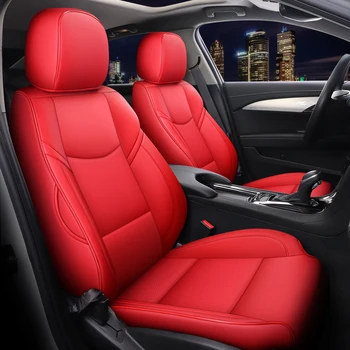 Индивидуален комплект калъфи за автомобилни седалки с пълна засаждане за Cadillac XT5 2017 2018 2019 2020 2021 Аксесоари за защита на възглавници салон
