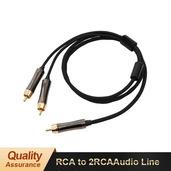Кабел RCA RCA жак за слушалки и Aux Audio Splitter Кабел за слушалки на компютъра DVD MP3/MP4