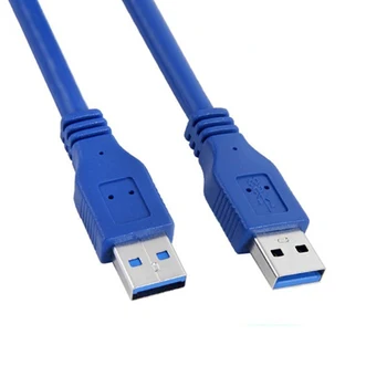 Кабел USB 3.0 с USB от мъжете на мъжа M/M Тип A до удлинителю USB 2.0 Шнурная линия 0,3 М/0,5 М/1 М/1.5 М/1.8 M/3 M Високо качество