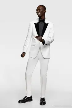 Кадифени Смокинги с ревери на една пуговице, Кума на Младоженеца, Мъжки костюм с кадифена подплата Terno Masculino (Яке + Панталон + Velvet лък)