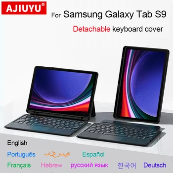 Калъф-клавиатура Руски Испански, Португалски, Немски За Samsung Galaxy Tab S9 11 