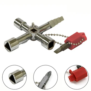Ключ-Ключ, кръстосан ключ, универсален квадратен ключ, инструмент за асансьора, електрически багажник, крайни ключ, триъгълен ключ