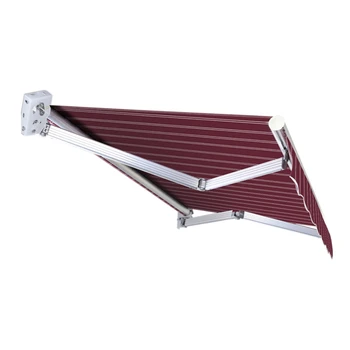 Козирка от алуминиева сплав, сгъваема палатка, сгъваема и плъзгаща електрически козирка с ръчно задвижване, балкон, отворен чадър за двора на покрива