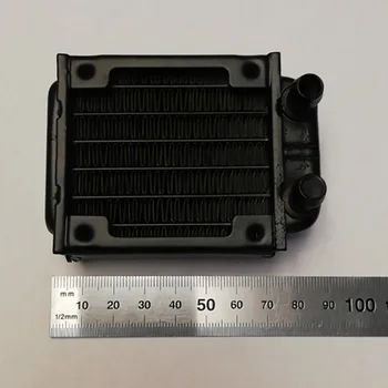 КОМПЮТЪР с водно охлаждане, Алуминиев радиатор многоканален 60 мм за компютър led козметичен апарат