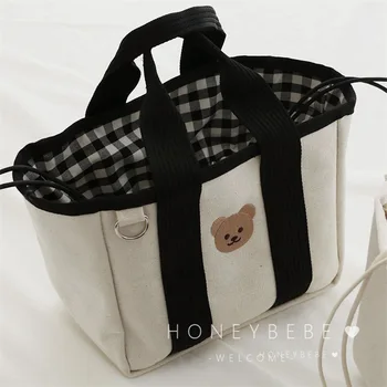 Корейската стеганая чанта за бременни с детски подгузником, чанта за майките, пакети за бременни, free toiletries, чанта за багаж, чанта за мама